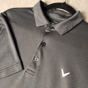 Callaway Mens Golf Polo Shirt Opti Dri Performance Black Size M